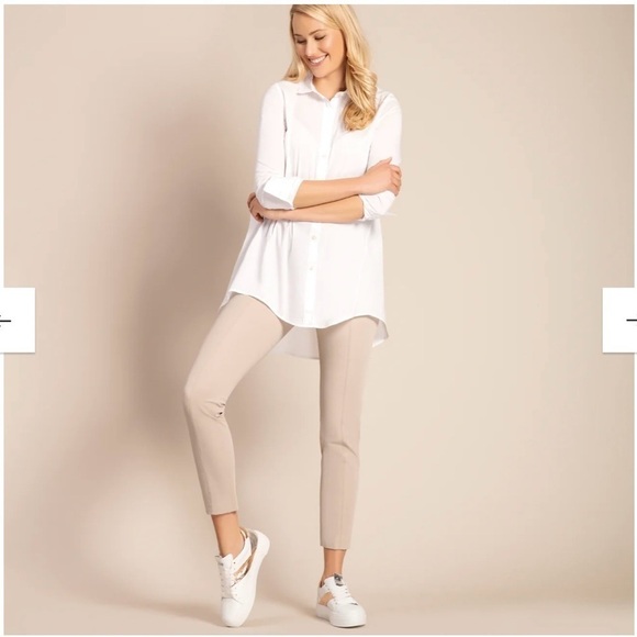 Raffaello Rossi GIGA 7/8 Grey Leggings Size 8 - Picture 7 of 15